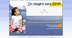 Desktop Screenshot of milagroparasarah.nicotinamedia.com