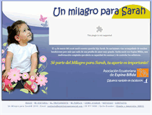 Tablet Screenshot of milagroparasarah.nicotinamedia.com